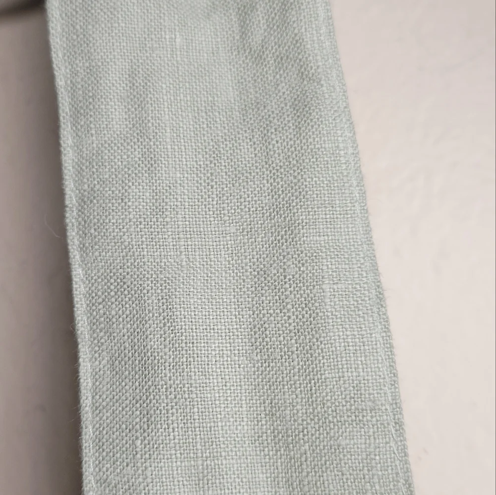 Sleeper 100% linen hair ribbon sage green